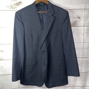 Jos A Bank Blue Size 42L 100% Wool‎ Blazer-380